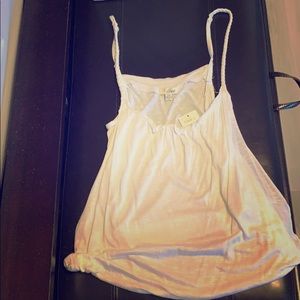 NWT Guess White tank, just Long straps